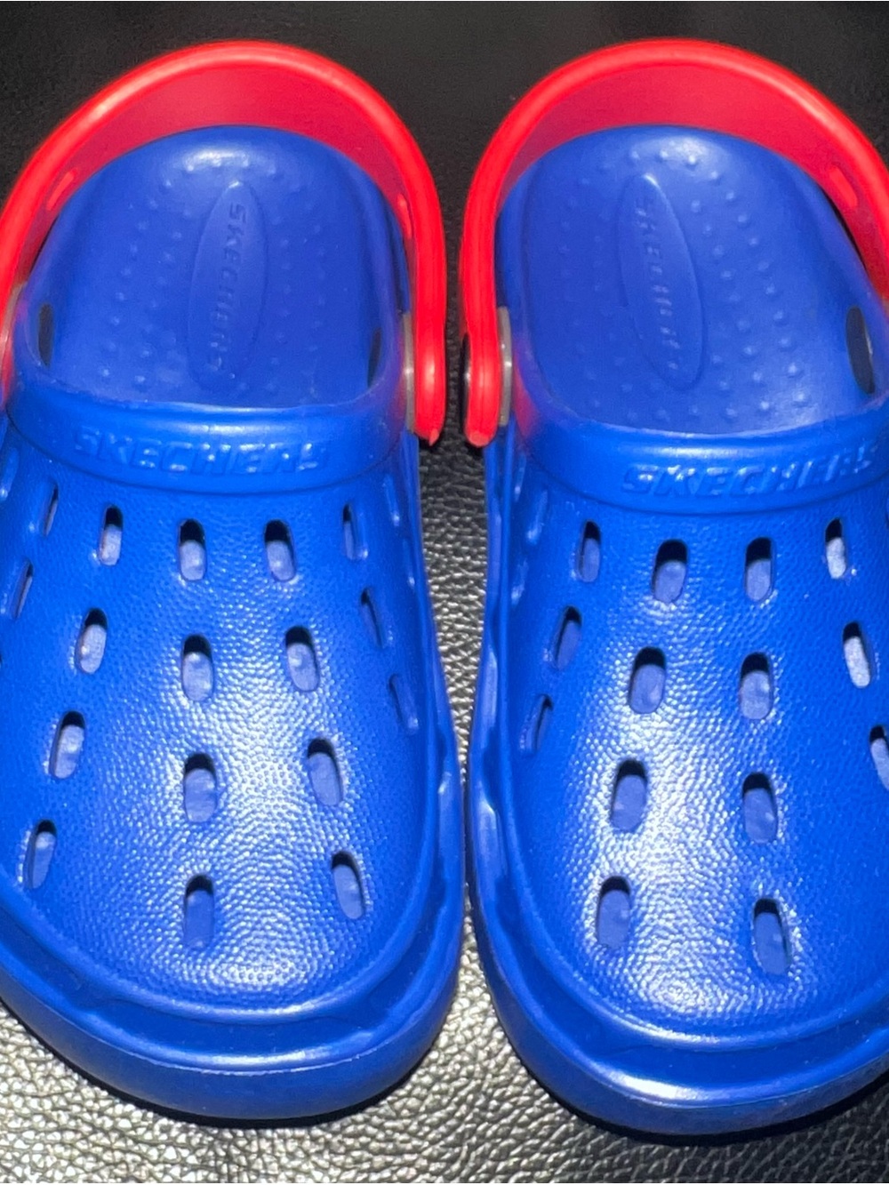 Skechers Boy’s Foamies  Swifters In Blue Lightweight Clog Size 7 New